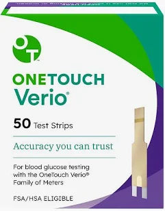 One Touch Verio - 50 Test Strips