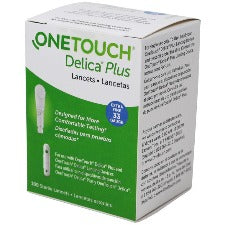 One Touch Delica Plus 33g Lancets