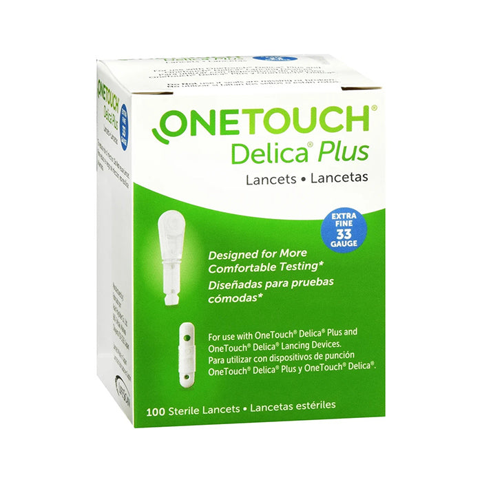 One Touch Delica 33G - 100 Lancets