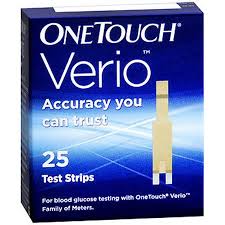 One Touch Verio 25 Strips